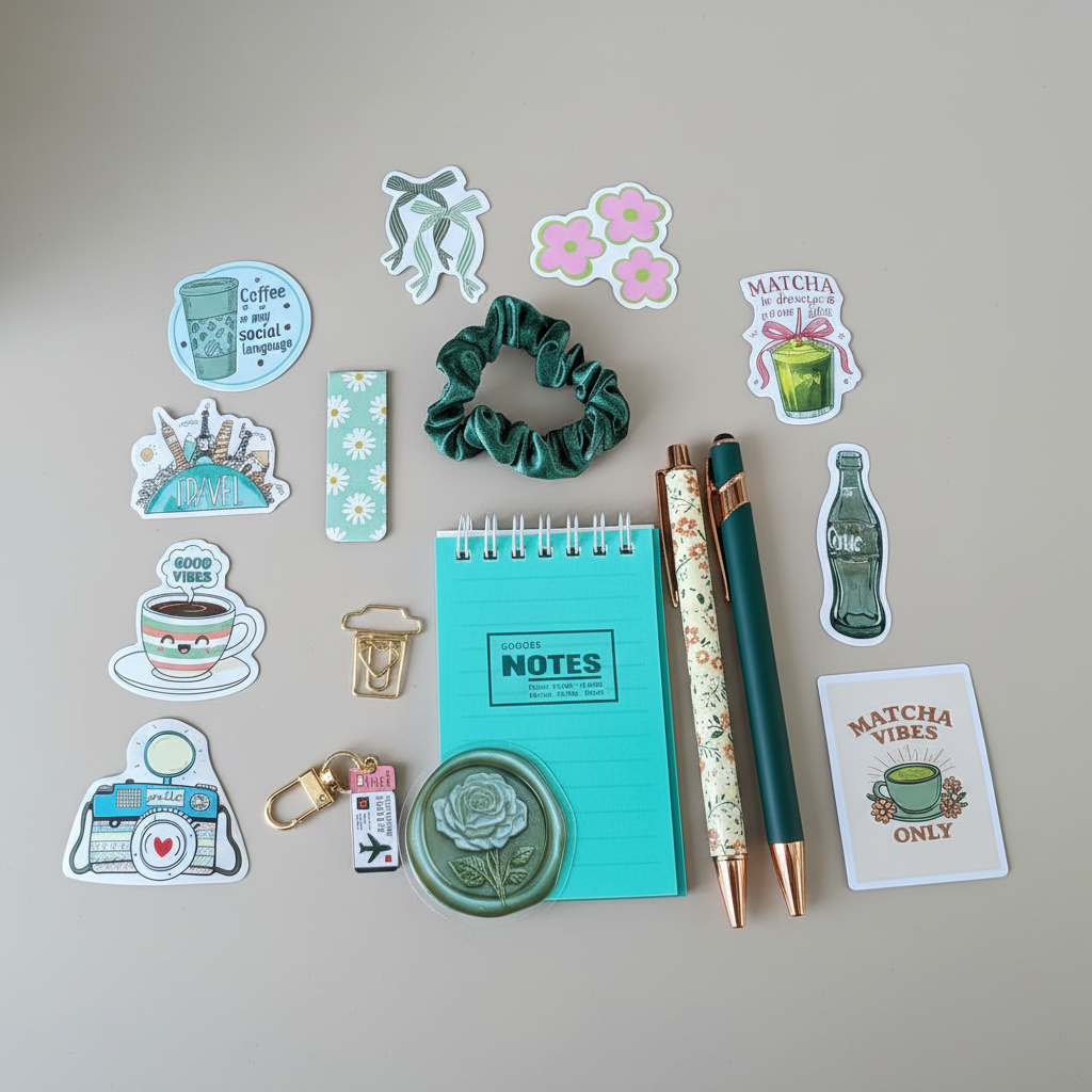 Matcha Vibes Stationery Mystery Mini Bundle â¨