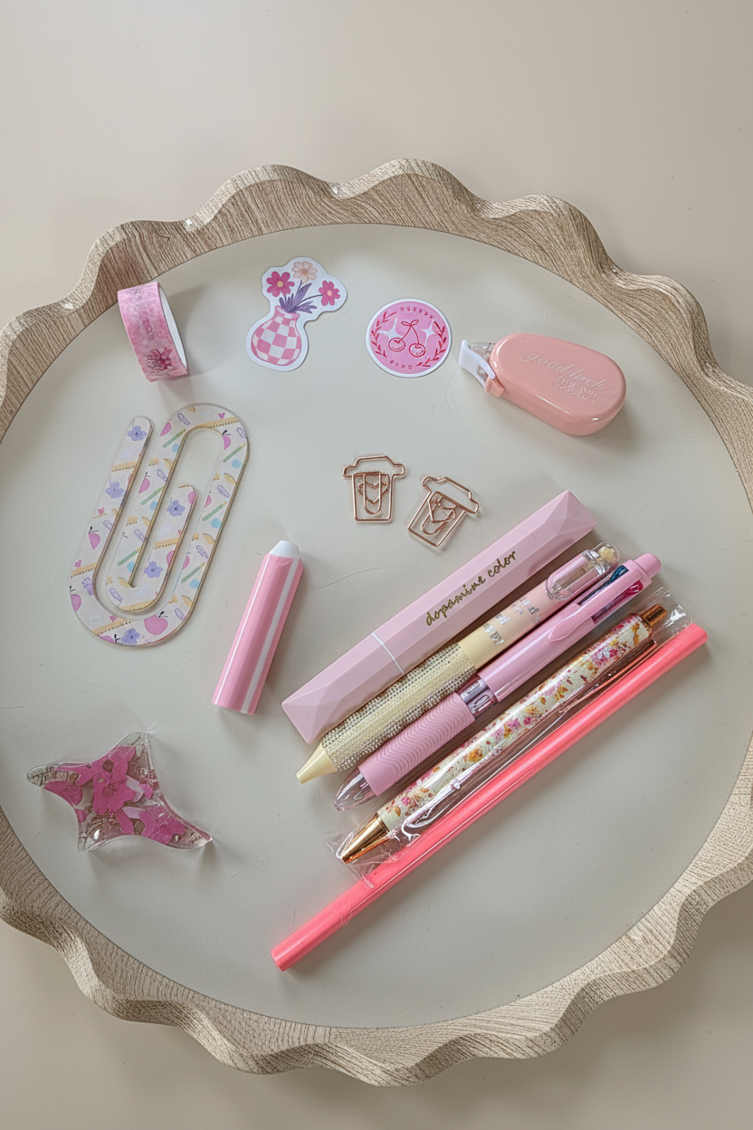 The Rosy Desk Set