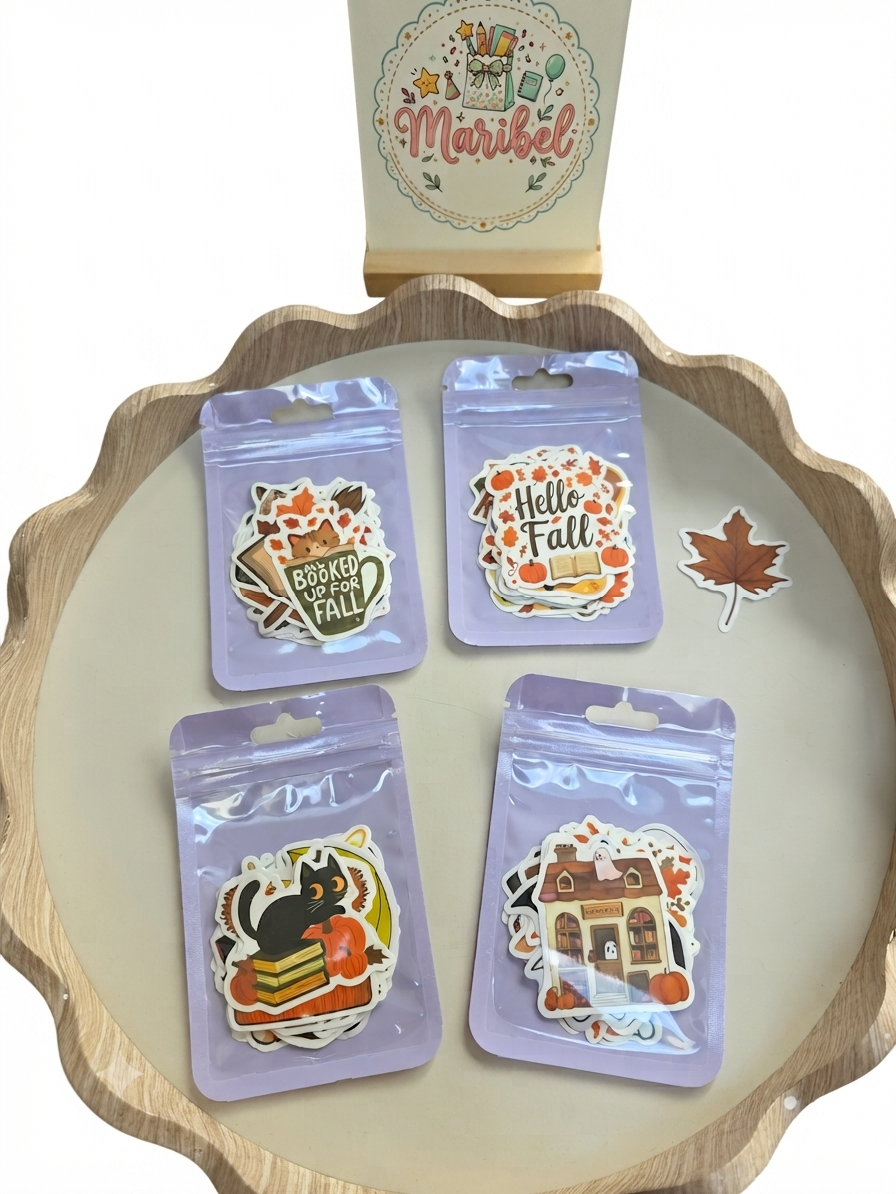 Halloween Autumn Aesthetic Stickers Bundle ā Limited Edition šš
