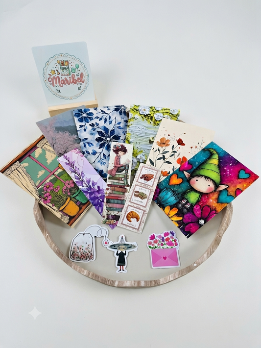 The Post Bundle — Postcards, Bookmarks & Stickers