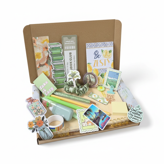 Green Zesty Stationery Gift Box