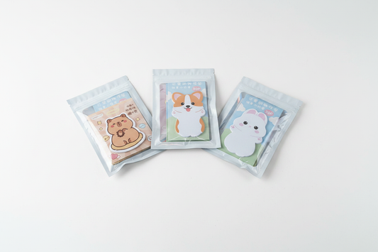 Kawaii Animal Sticky Notes Pouch