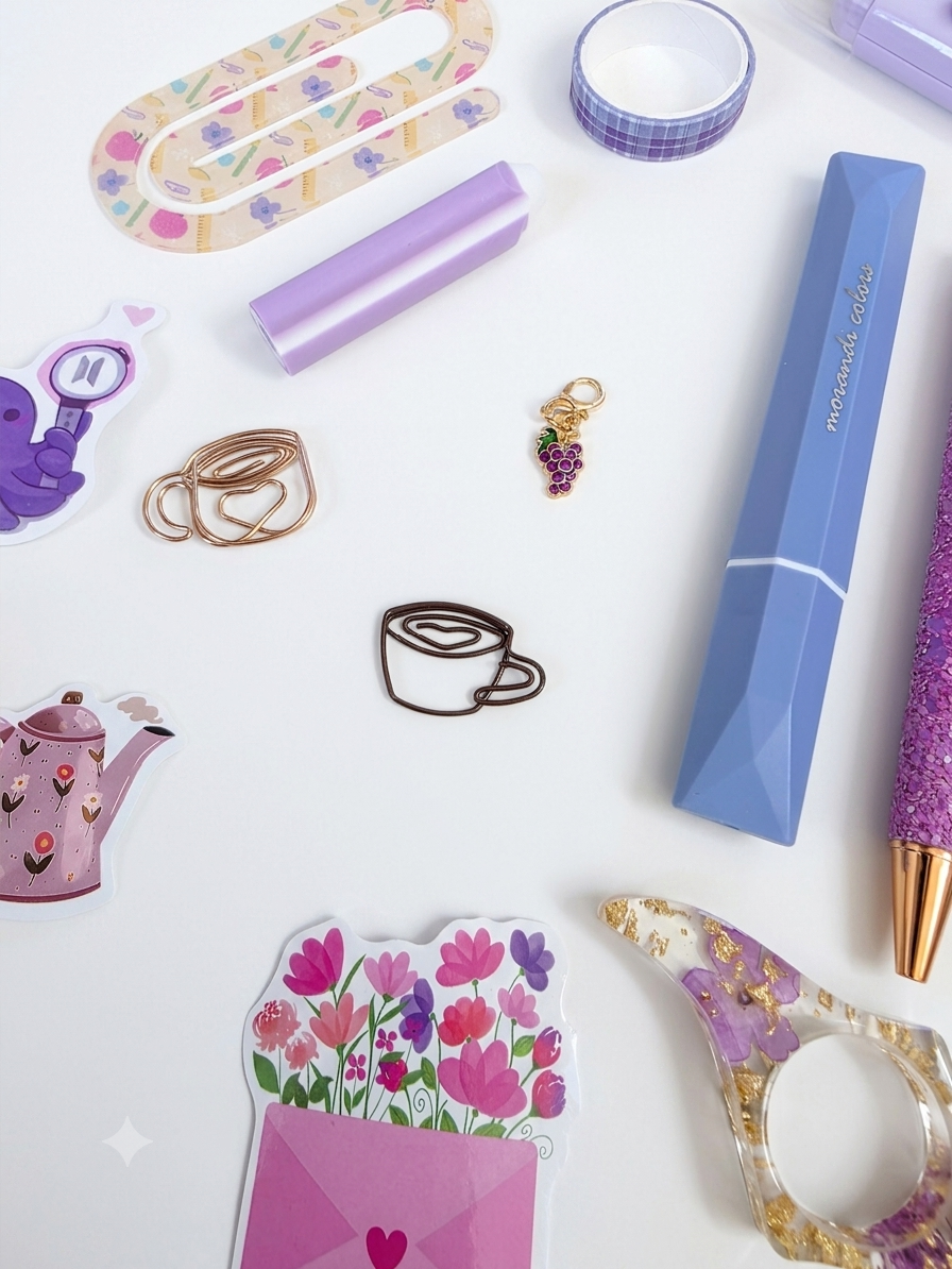 The Purple Vibes Desk Set