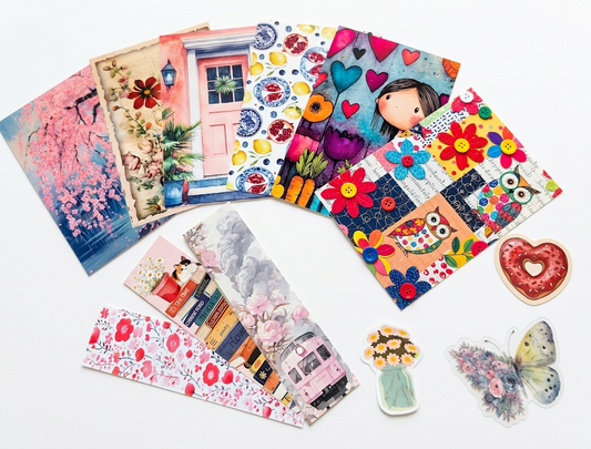 The Post Bundle — Postcards, Bookmarks & Stickers
